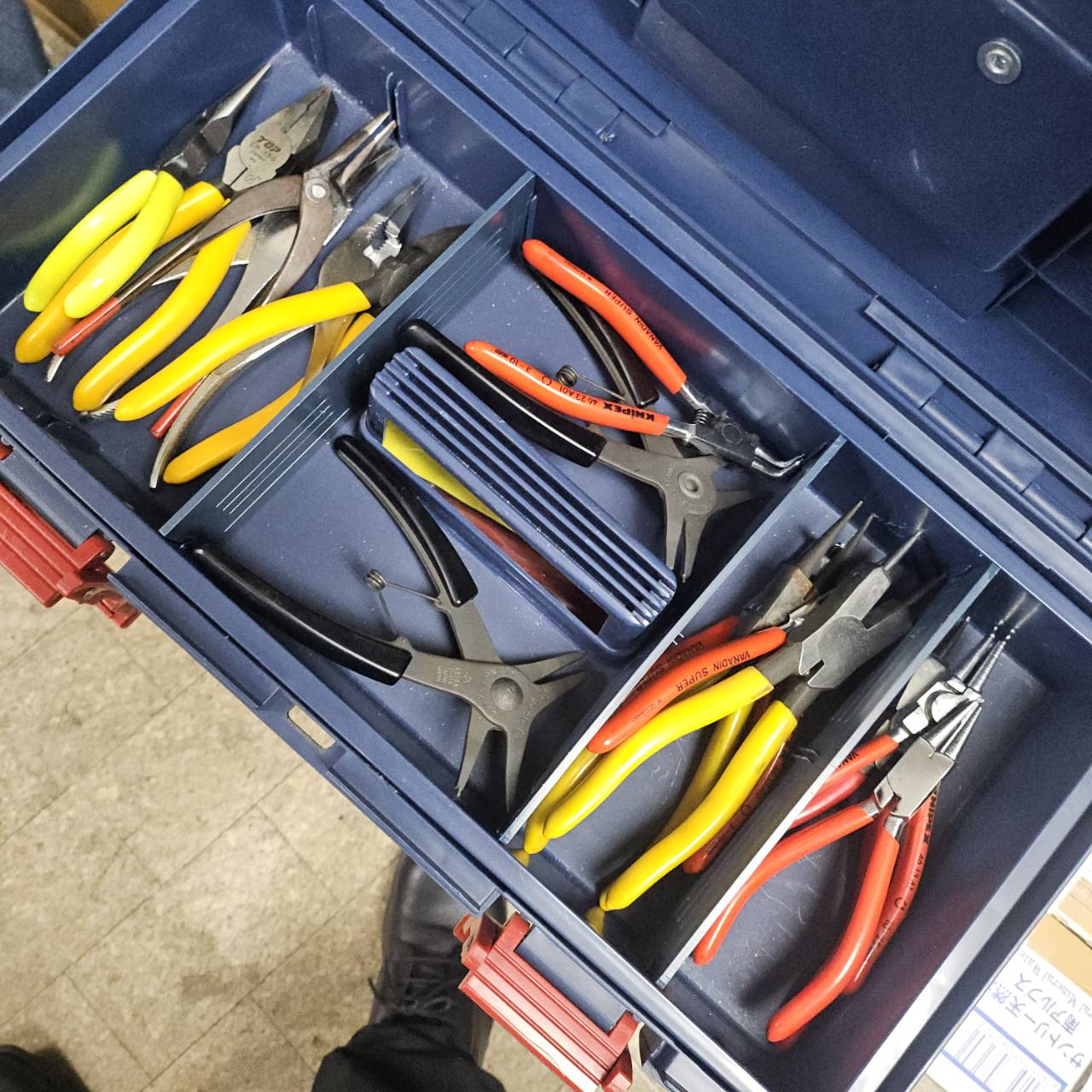 工具類や備品の在庫