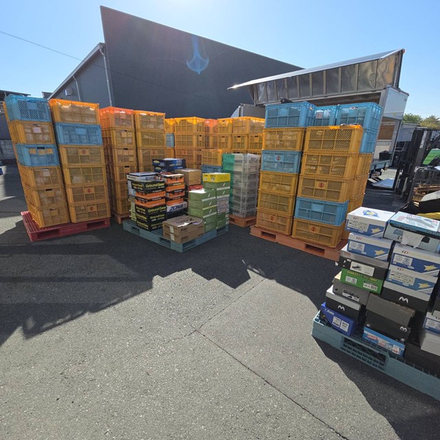 当社に荷下ろしした際の物量