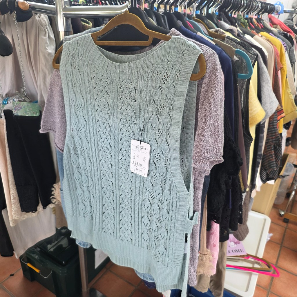 状態の良いニットベストの婦人服在庫