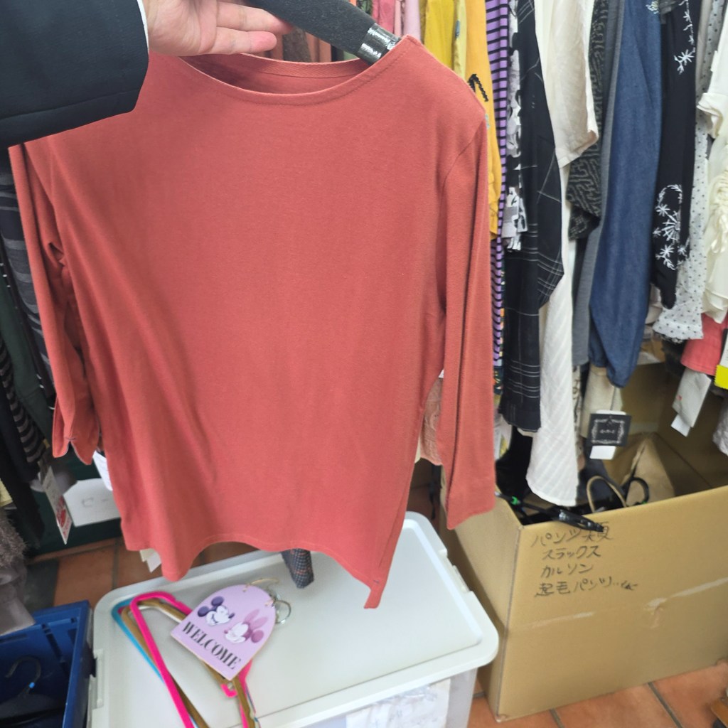 婦人服店に残っていたカットソーの在庫