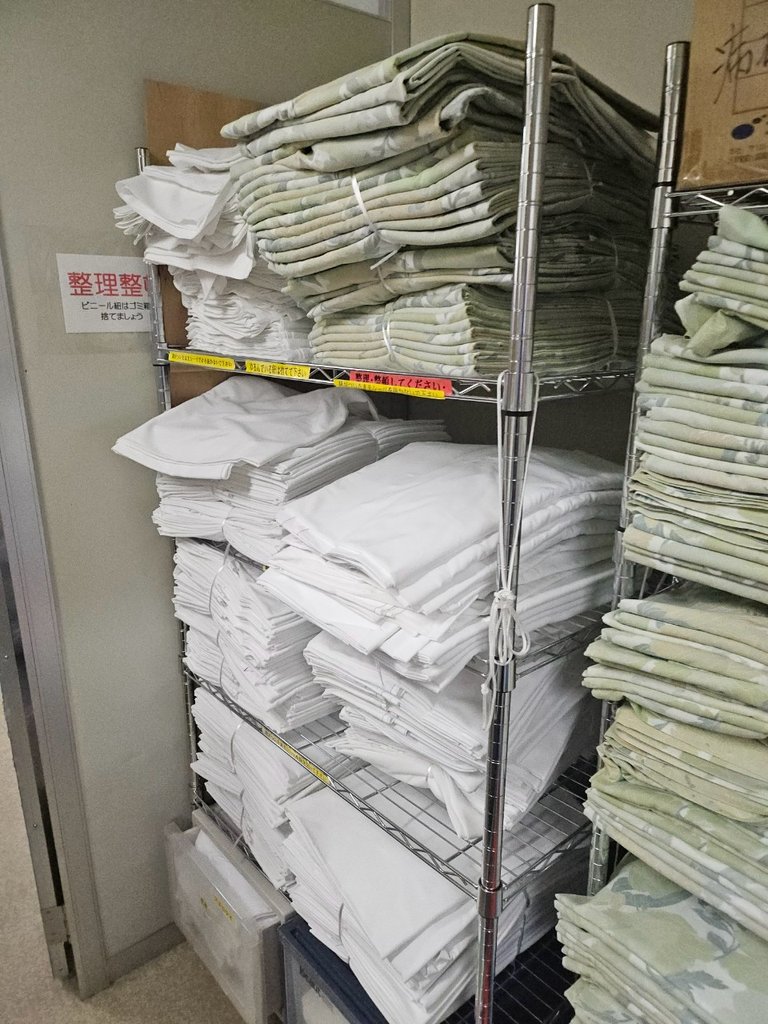 浜松市の病院様より買取したリネン