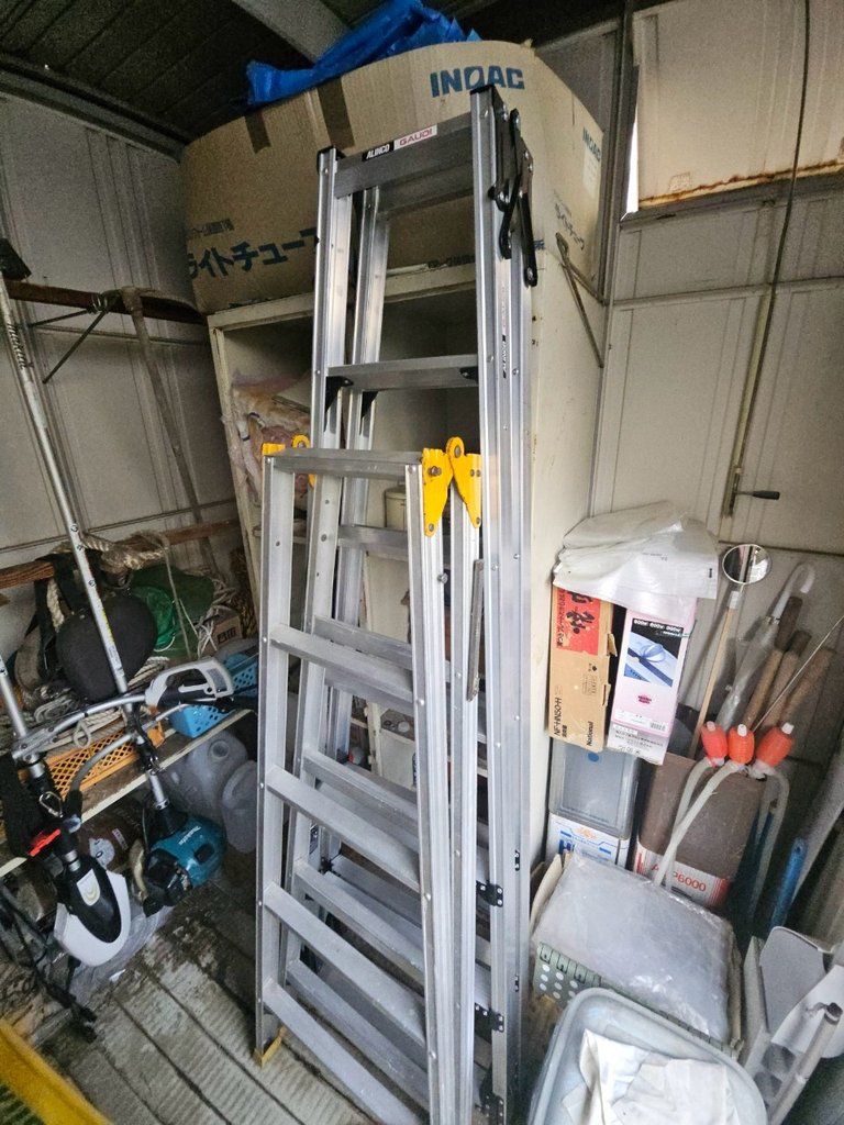 浜松市の病院様より買取した脚立